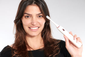 Practice Sample of BLU Smart Toothbrush and APP (White Rose)