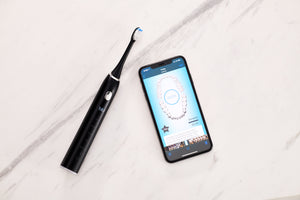 Practice Sample of BLU Smart Toothbrush and APP (White Rose)