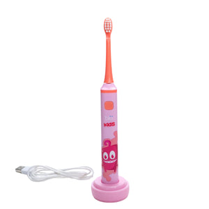 Blu Kids Smart Toothbrush Pink Front Facing