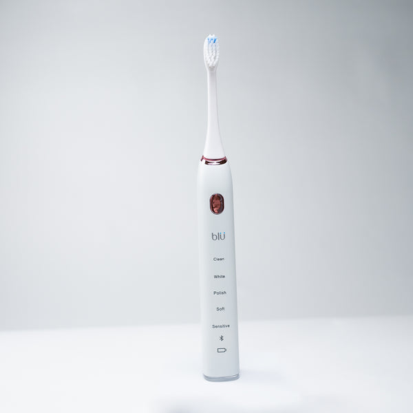 Practice Sample of BLU Smart Toothbrush and APP (White Rose)